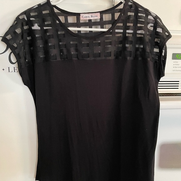 Carol Rose Tops - Carol Rose black blouse sz medium like new